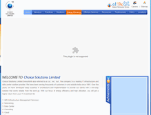 Tablet Screenshot of choice-solutions.com